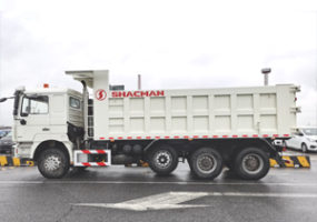 Shacman f3000 385HP 8×4 dump truck with lift axle